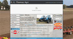Desktop Screenshot of dgtagri.co.uk
